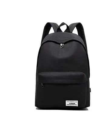 Travel School Backpack Black 