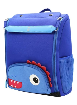Jungle Bake Dinosaur School Bag Blue 