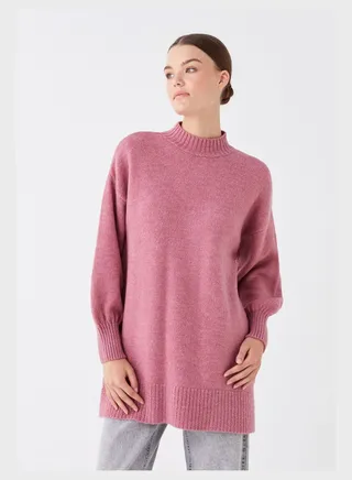 High Neck Sweatshirt 