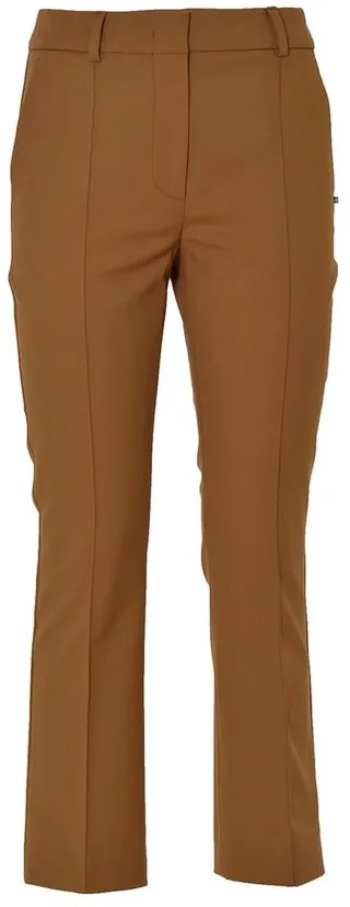 Sportmax Mid-Rise Flared Cropped Pants