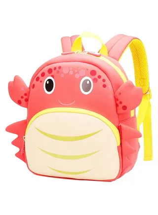 Ocean Crab Backpack Red/Beige/Yellow 