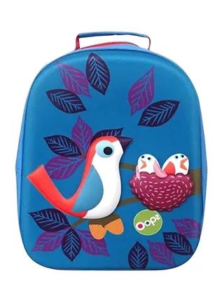 Bird Happy Kids Backpack Blue 