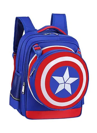 American Captain Cartoon School bag Blue 