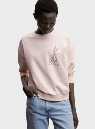 Crew Neck Graphic Sweatshirt 