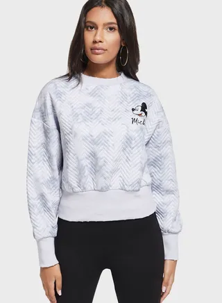 Mickey Mouse Quilted Sweatshirt 