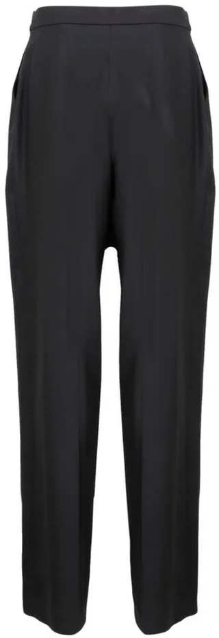 Alberta Ferretti Crossover Straight-Leg Pants