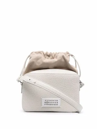 Grained Leather Shoulder Bag
