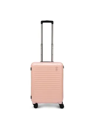 Echolac Celestra 55cm Hardcase Non-Expandable 4 Double Wheel Cabin Luggage Trolley Pink - PC183XA PINK 20 