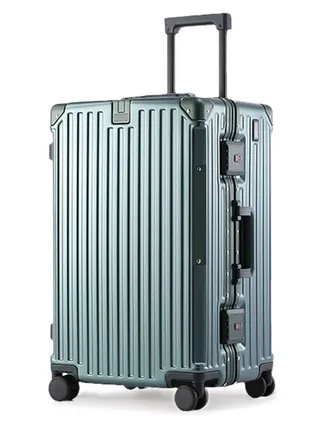 Premium Expandable Aluminum Frame ABS & PC Suitcase With USB charging port and C type 24 Inch 
