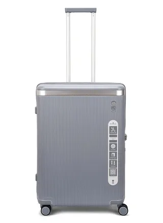 Echolac Dynasty 67cm Hardcase Non-Expandable 4 Double Wheel Check-In Luggage Trolley Ice Blue 