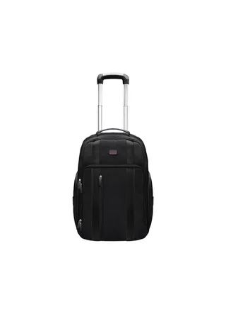 2-in-1 Lightweight Trolley Bag and Backpack with Telescoping Handle, Adjustable Straps, Water Resistance and In-Line Wheels for 15.6-inch Laptops 