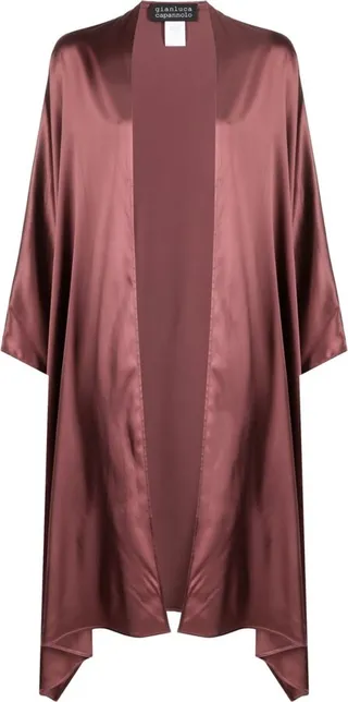 Draped Open-Front Cape