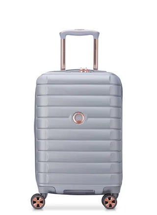 Helium Shadow 5.0 55cm Hardcase 4 Double Wheel Cabin Luggage Trolley Platinum 