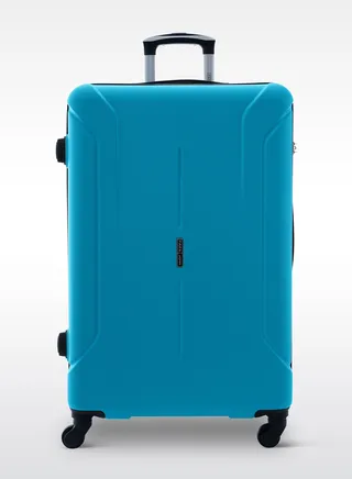 Avo Cabin Size ABS Hardside Spinner Luggage Trolley 20 Inch Blue 