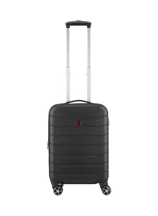 Wenger Vaiana Carry-On Hardside Expandable 56cm Cabin Luggage Trolley Black- 612353 