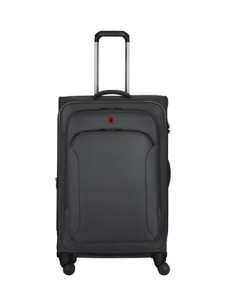 Wenger Vibrave 68cm Medium Softcase 4 Double Wheel Expandable Check-In Luggage Trolley Anthra - 612554 