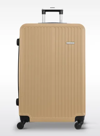 Spar ABS Hardside Spinner Check In Large Luggage Trolley 28 Inch Gold 