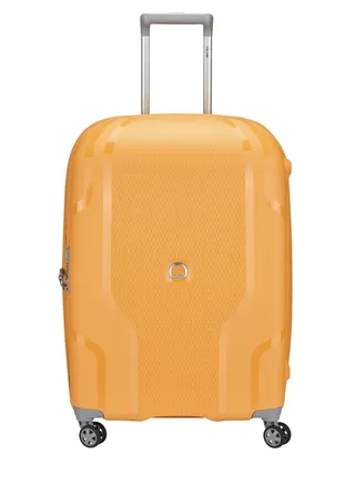 Delsey Clavel 70cm Hardcase 4 Double Wheel Expandable Check-In Luggage Trolley Yellow - 00384582005 