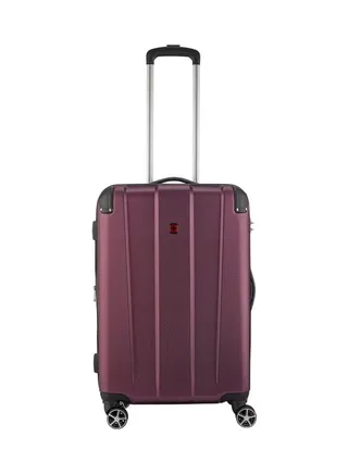 Wenger Protector Medium Hardside Expandable 67cm Check-In Luggage Trolley Red - 612364 