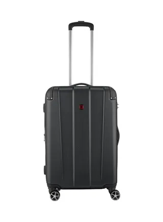 Wenger Protector Medium Hardside Expandable 67cm Check-In Luggage Trolley Black - 612363 