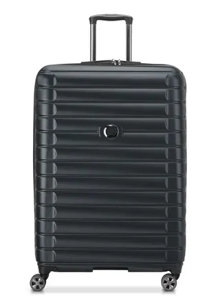 Delsey Shadow 5.0 70cm Hardcase 4 Double Wheel Expandable Check-In Luggage Trolley Black - 00287881900 