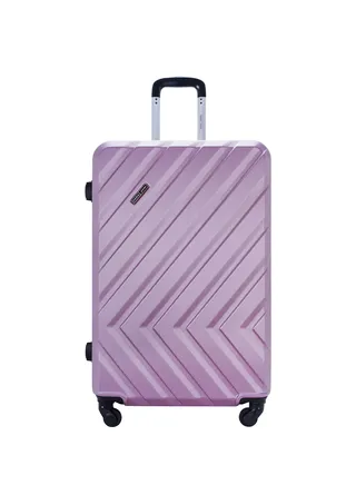 Pablo ABS Hardside Spinner Check In Large Luggage Trolley 28 Inch Pink 