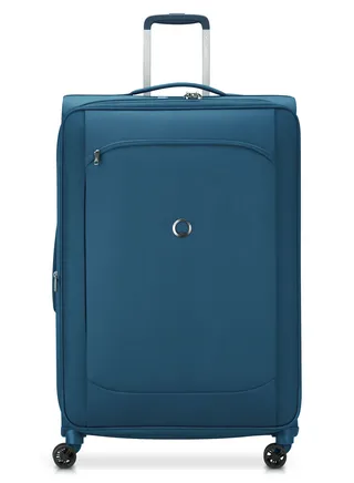 Delsey  Montmartre Air 2.0 83cm Softcase 4 Double Wheel Expandable Check-In Luggage Trolley Light Blue 