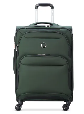 Delsey Sky Max 2.0 70.5cm Softcase 4 Double Wheel Expandable Check-In Luggage Trolley Green - 00328482003Z9 
