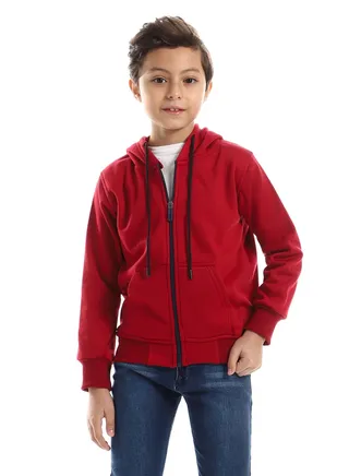 Unisex Hoodie With Zipper 