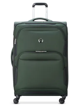 Delsey Sky Max 2.0 79.5cm Softcase 4 Double Wheel Expandable Check-In Luggage Trolley Green - 00328483003Z9 