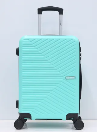 Single Hardside Spinner ABS Trolley Luggage With Number Lock 20 Inches 