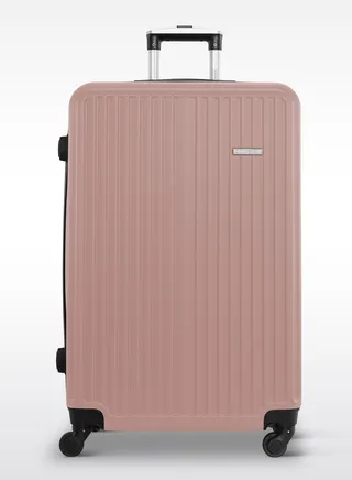 Spar Cabin Size ABS Hardside Spinner Luggage Trolley 20 Inch Rose Gold 