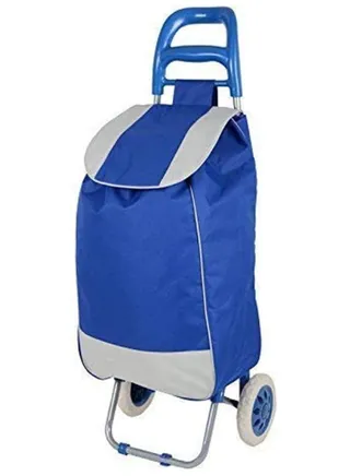 Foldable Shopping Trolly Luggage Bag Vegetable Trolley with Wheel Easy to Carry Travelling Luggage Trolley Bag with Good Looking and Easy Carring 