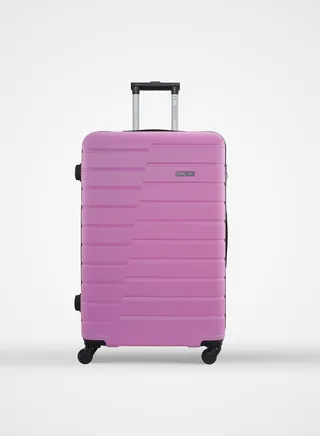 Beta Cabin Size ABS Hardside Spinner Luggage Trolley 20 Inch Pink 