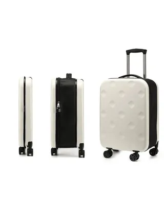 Collapsible Suitcase Luggage New Folding 4 Wheels Hardside Trolley Travel Business Portable Foldable Luggage 24 Inches (Medium Size) 