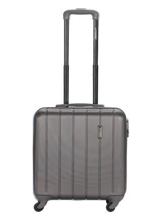 Single Hardside Spinner 4 Wheels Cabin Trolley Luggage With Number Lock 16 Inches 