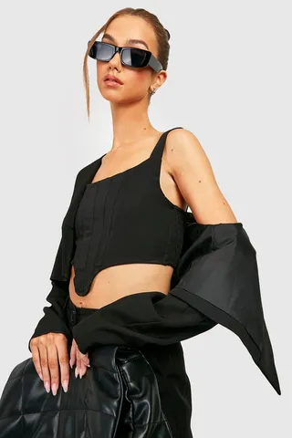 Tailored Seam Detail Corset