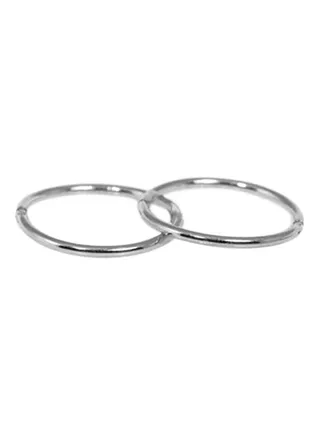 Sterling Silver Hoop Earrings 