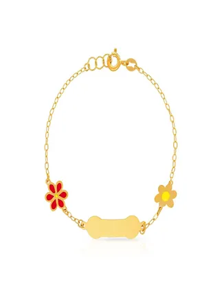 22 Carat 916 Purity Yellow Gold Bracelet BL2664079_Y_5_5 For Girls 