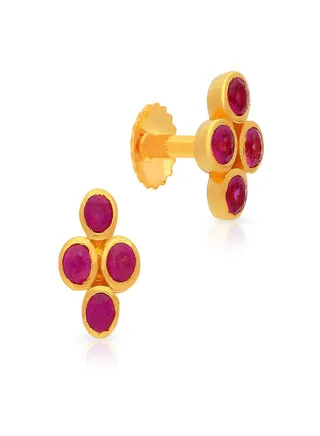 22 Carat 916 Purity Yellow Gold Earring EG3415402Y For Girls 