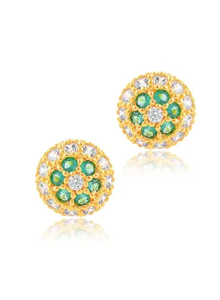 Elevate your look with 22 carat gold hoop earrings 