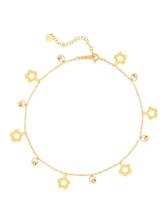 Delicate 22kt Gold Anklet Designs for Subtle Elegance 