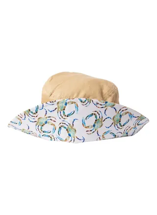 Foldable And Packable Outdoor Sun Protection Bucket Anemoss Hat White 