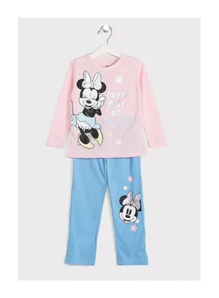 Sleep Story by UrbanHaul - Disney Minnie Mouse Pajama Set for Little Girls 