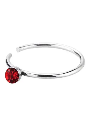 Stone Studded Hoop Nose Ring 