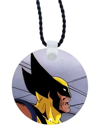 Cartoon Printed Pendant Necklace 