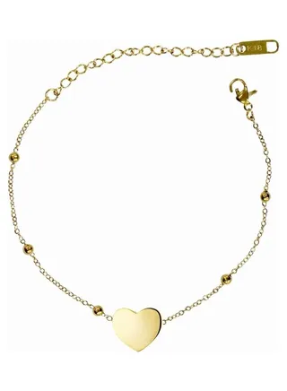 Alissa Sweet Heart Shaped Charm Anklet 