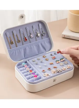 Travel Accessories Jewelry Organizer Box Multifunction Jewelry Storage Case for Women 