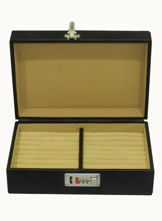 Laveri Ring Storage Display Box with Ring Holder Showcase for Store Display, Jewelry Show & Home ~ Jewelry Tray Organizer 