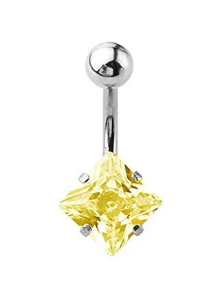 Stone Studded Belly Ring 
